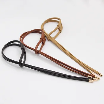 

Beam Port Bring PU Leather Pump Drawcord Both Shoulders Backpack Drawing Rope Shrinkage Diy Bag Parts Pure Bag Strap Handle