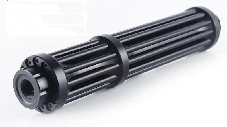 Envío gratuito de alta potencia de puntero láser azul 450nm láser puntero Pen 5 W quemar puros de papeles con + 5 lente - 1