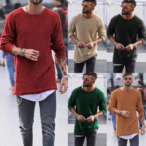 long line tops mens