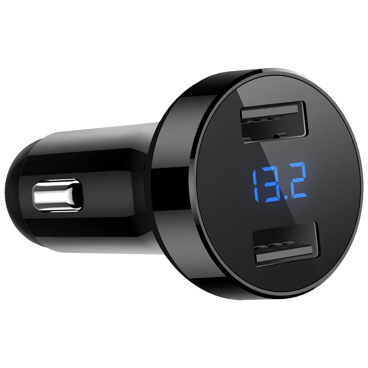 1 шт. 12В 24В автомобильный адаптер зарядного устройства с двойным USB сплиттер