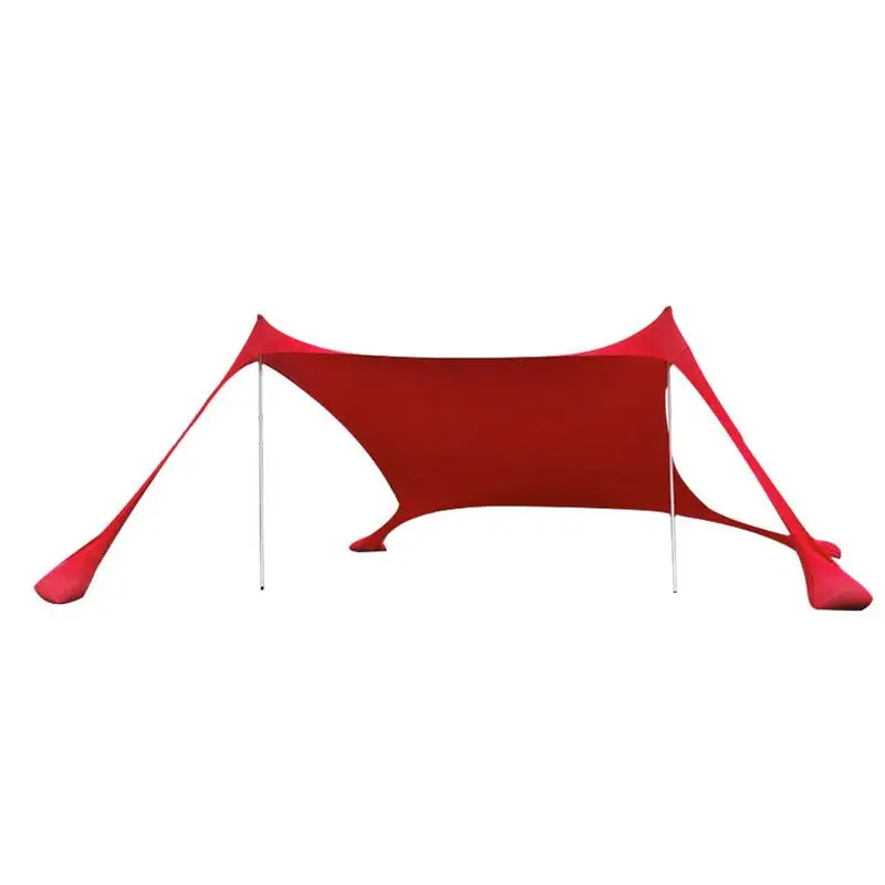  Beach Awnings Light Sunshade Tents High Quality Lycra Fabrics Large Portable Suitable For Beaches P
