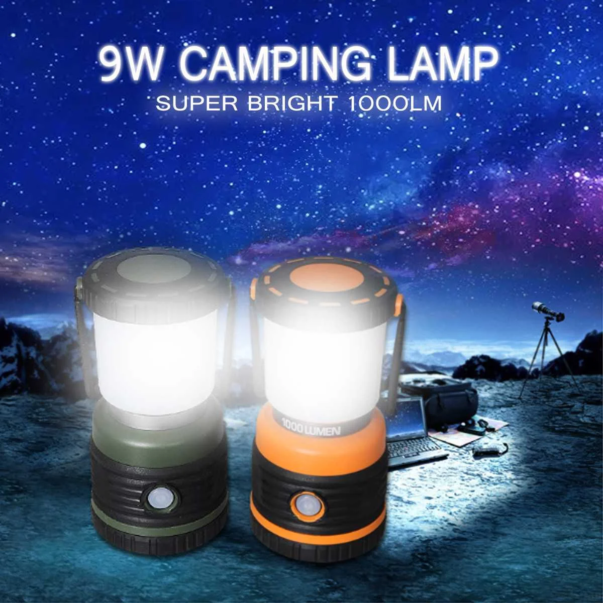 

Portable Lantern Tent Light 1000LM LED Bulb Emergency Torch Camping Hanging Flashlight For Camping Fishing Lamp Light Dimmable