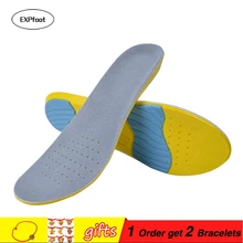 EXPfoot PU пена слой спортивные стельки для ног Массажная стелька Подошвенная Фасцит каблук супинатор ортопедический обуви аксессуары