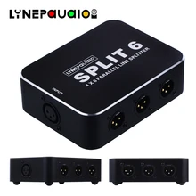 LYNEPAUAIO B866 XLR1 В 6 Из Двух Уровнях Сигнала Splitter Аудио Спикер Студийного Оборудования