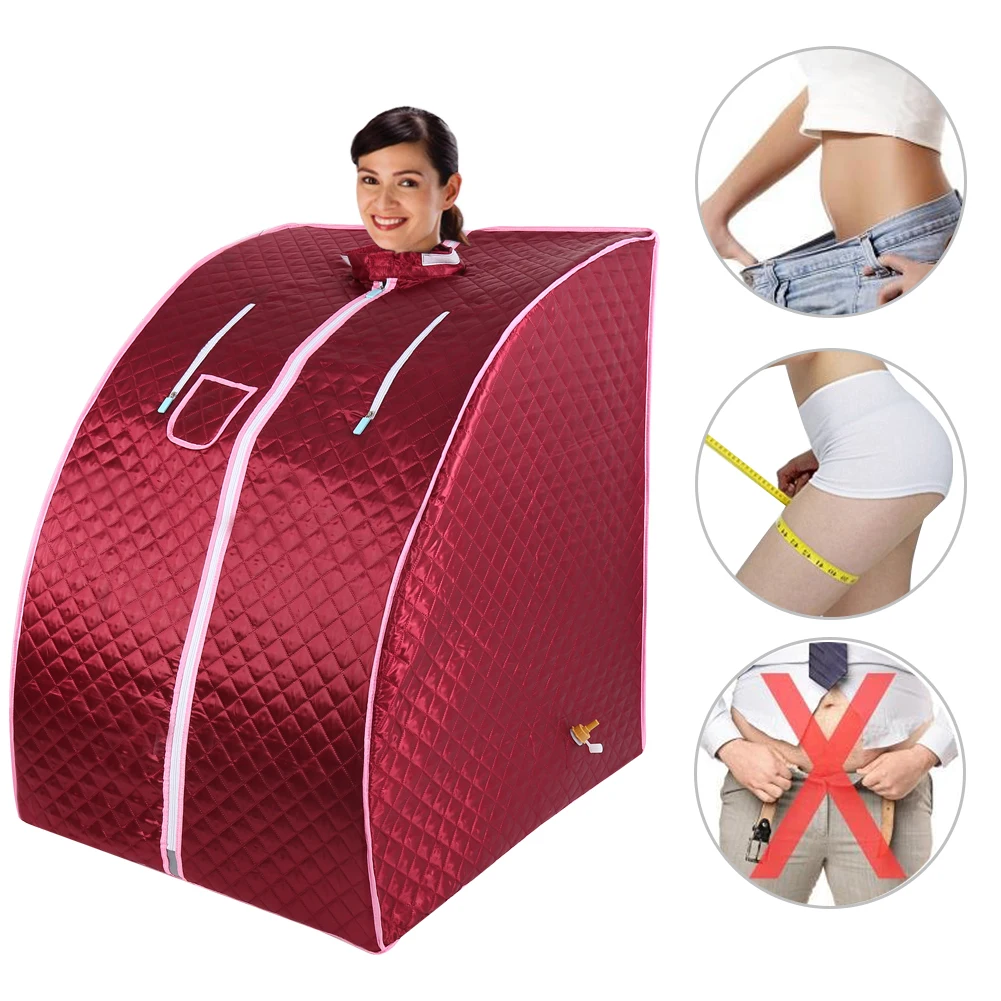 

Portable Steam Sauna Home Sauna Spa Bath Slimming Household Sauna Box Relief Insomnia Sauna Box +Chair Set HWC