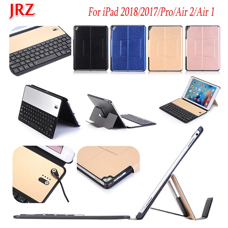 Чехол для планшета JRZ 9 7 дюйма iPad 2018/2017/Pro/Air 2/Air алюминиевый сплав Bluetooth клавиатура