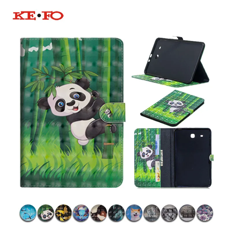 Чехол для планшета samsung Galaxy Tab E 9 6 T560 T561 SM тонкий складывающийся книжка чехол