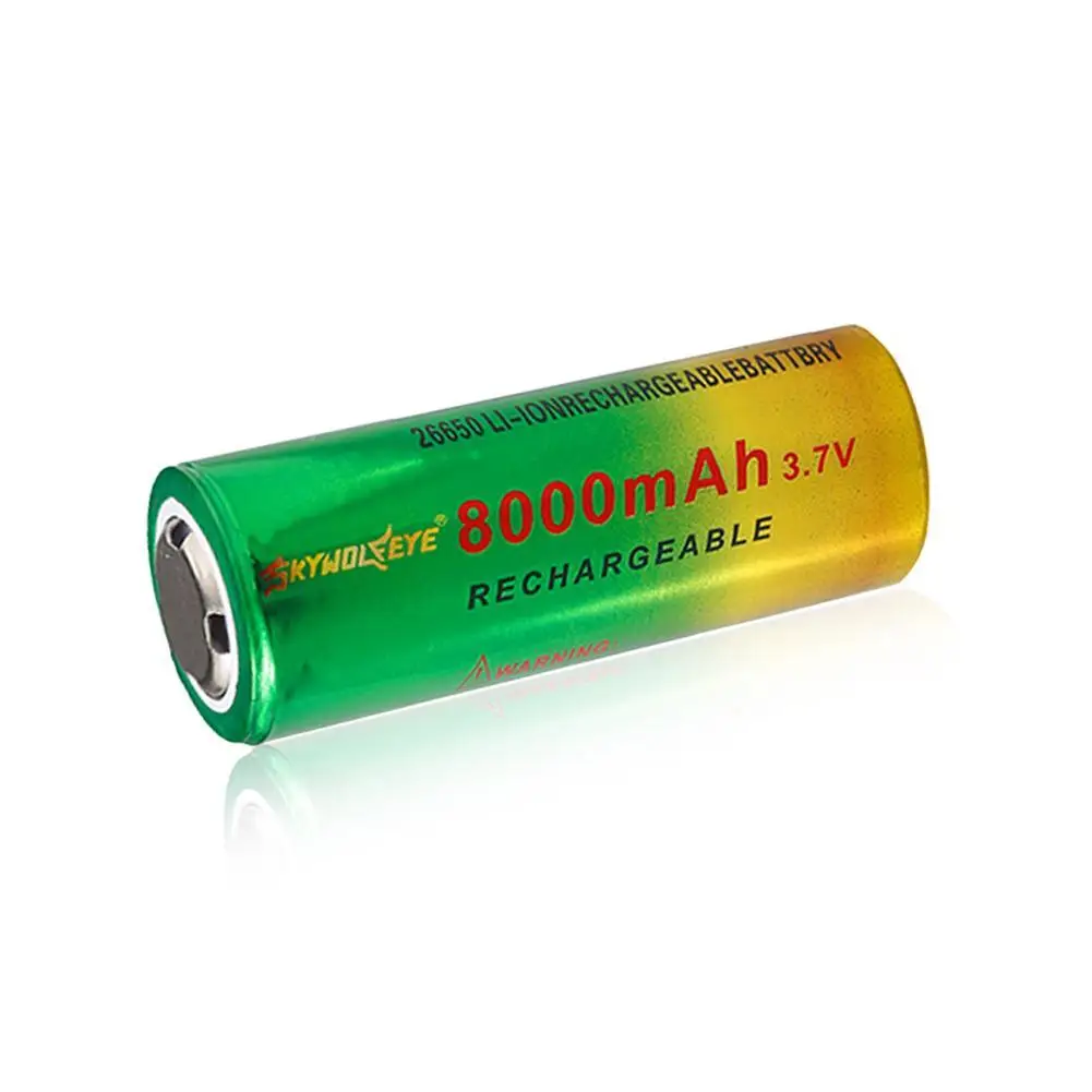 Перезаряжаемая 26650 батарея BRC Li-Ion 8000 Mah 3,7 v батарея 26650 3,7 v 8000mah литий-ионная батарея 26650 аккумуляторная батарея