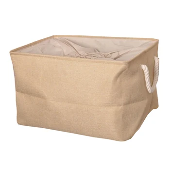 

Linen Storage Bag Large Capacity Sundries Storage Organizer Basket with 2 Hand Strap XHC88