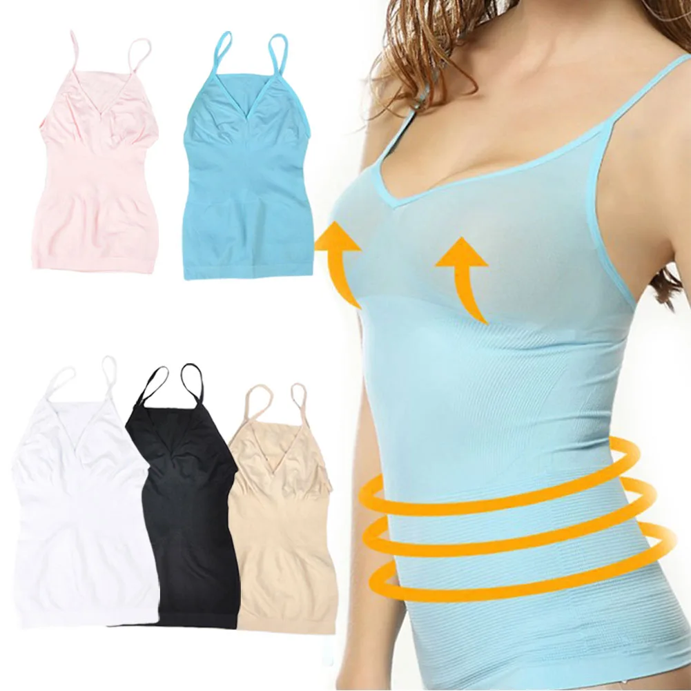 

NEW Women Slimming Tank Top Tummy Control Seamless Vest Cami Shaper Body Shape Wear Shapewear Top Quality Ladies Slim Vest