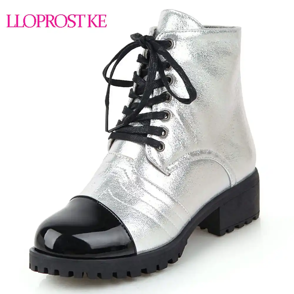 silver combat boots womens