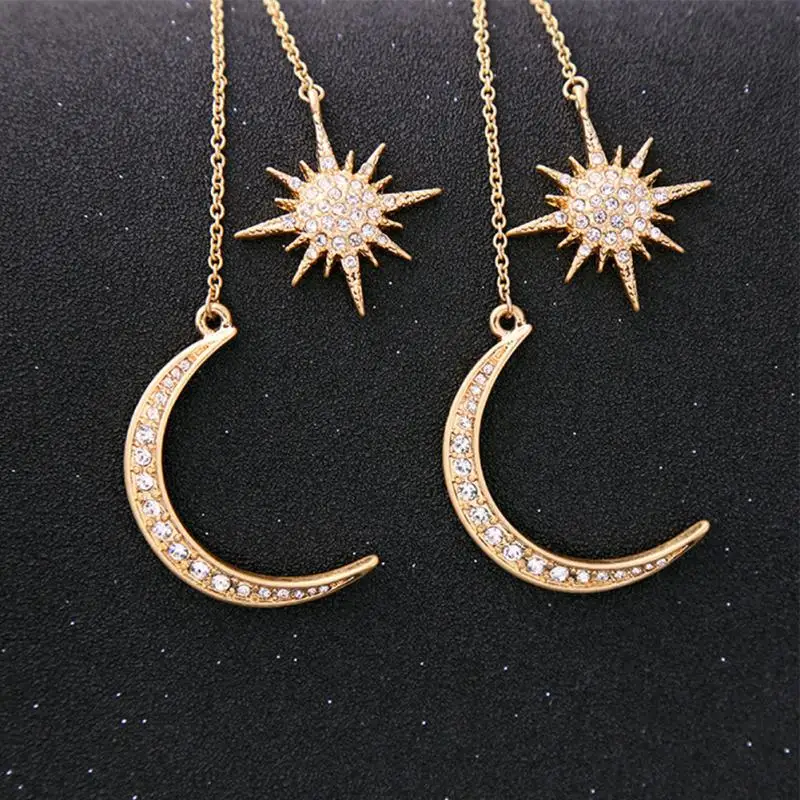 

2019 New Sun and Moon Celestial Earrings Retro mystical fantasy Earrings Drop Shipping