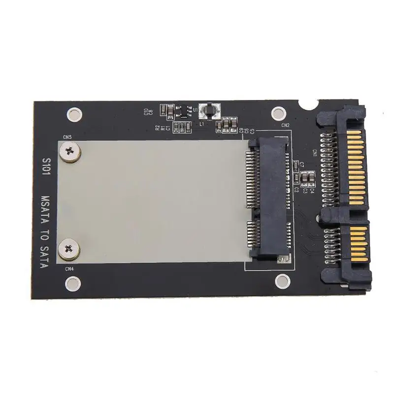 

Alloyseed For Windows10/8/7 External mSATA SSD to 2.5" SATA Adapter Enclosure with Case for 30*50mm 128GB/256GB/512GB MSATA SSD