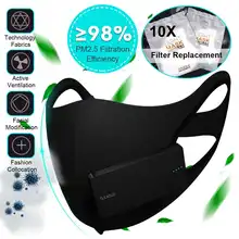 Умная электрическая маска от пыли для лица, очищающая воздух, N95, защита от пыли, PM2.5, с дышащим клапаном для безопасности на рабочем месте, для спорта