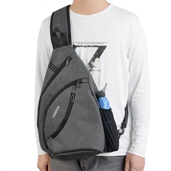 

14L Waterproof Outdoor Bag Men Sling Chest Cities Bag Asymmetrical Safety Front Chest Pack for Daily Commuting Gym Cities Bag