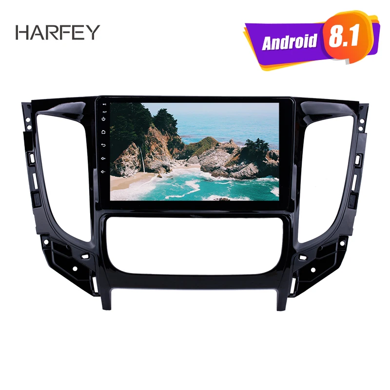 

Harfey Android 8.1 Bluetooth Radio 9" for 2015 Mitsubishi TRITON Auto A/C with GPS Navi SD DVR 3G WIFI SWC Car Multimedia Player