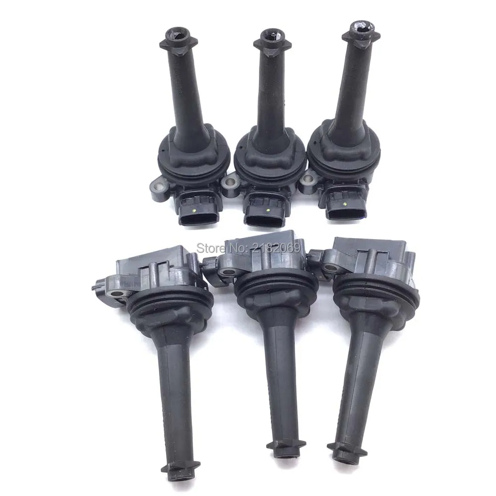 

Set of 6 Ignition Coils 0221604008 9125601 30713416 307134160 For Volvo C70 S60 S70 S80 V70 XC70 XC90 2.0L 2.3 2.4 2.5 2.9L 3.0L