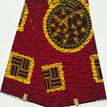 Новое поступление! 6 ярдов цена Гарантировано настоящий голландский настоящий горячий воск настоящий воск Анкара африканская набивная ткань