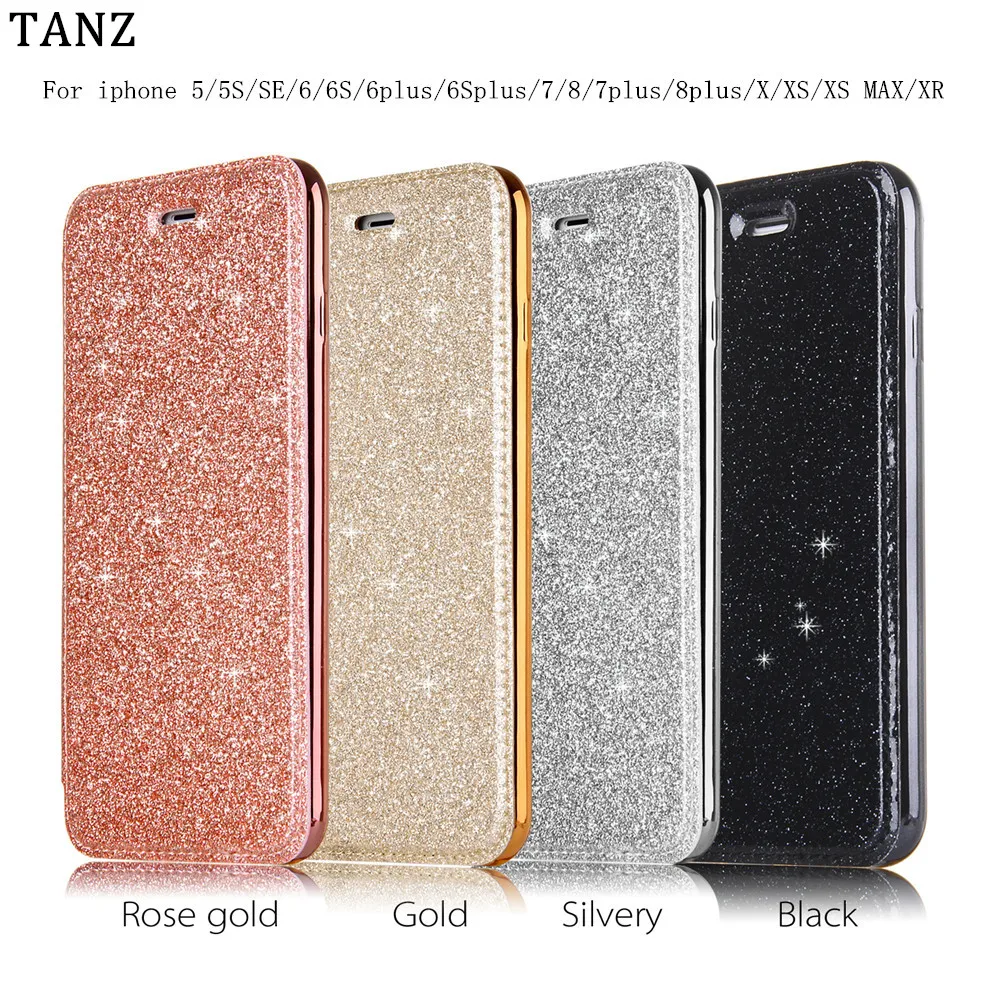 

Slim Book Leather+TPU Wallet Flip Phone Protect Soft Case For iphone 11 Pro MAX 5 6 7 8 X XS MAX XR 6S Plus 5S SE Case Cover