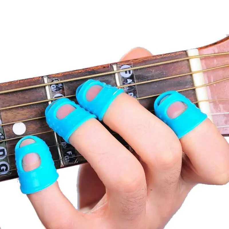 

1 Green Gel Guitar Bass for Guards Solid Grey White x Protectors Fingertip Pink Silica Blue Inger