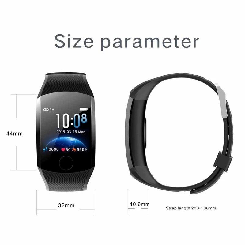 Q11 Smart Watch Waterproof Fitness Bracelet Big Press Screen Message Remind Heart Rate Time Smartband Activity Tracker Wristba Q11 Smart Watch Waterproof Fitness Bracelet Big Press Screen Message Remind Heart Rate Time Smartband Activity Tracker Wristba