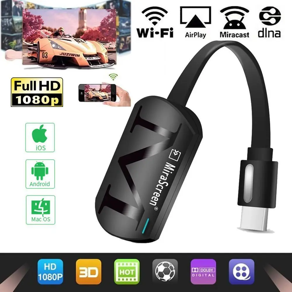 G4 HDTV Stick Android and IOS MIRASCREEN, 2.4G. Miracast.