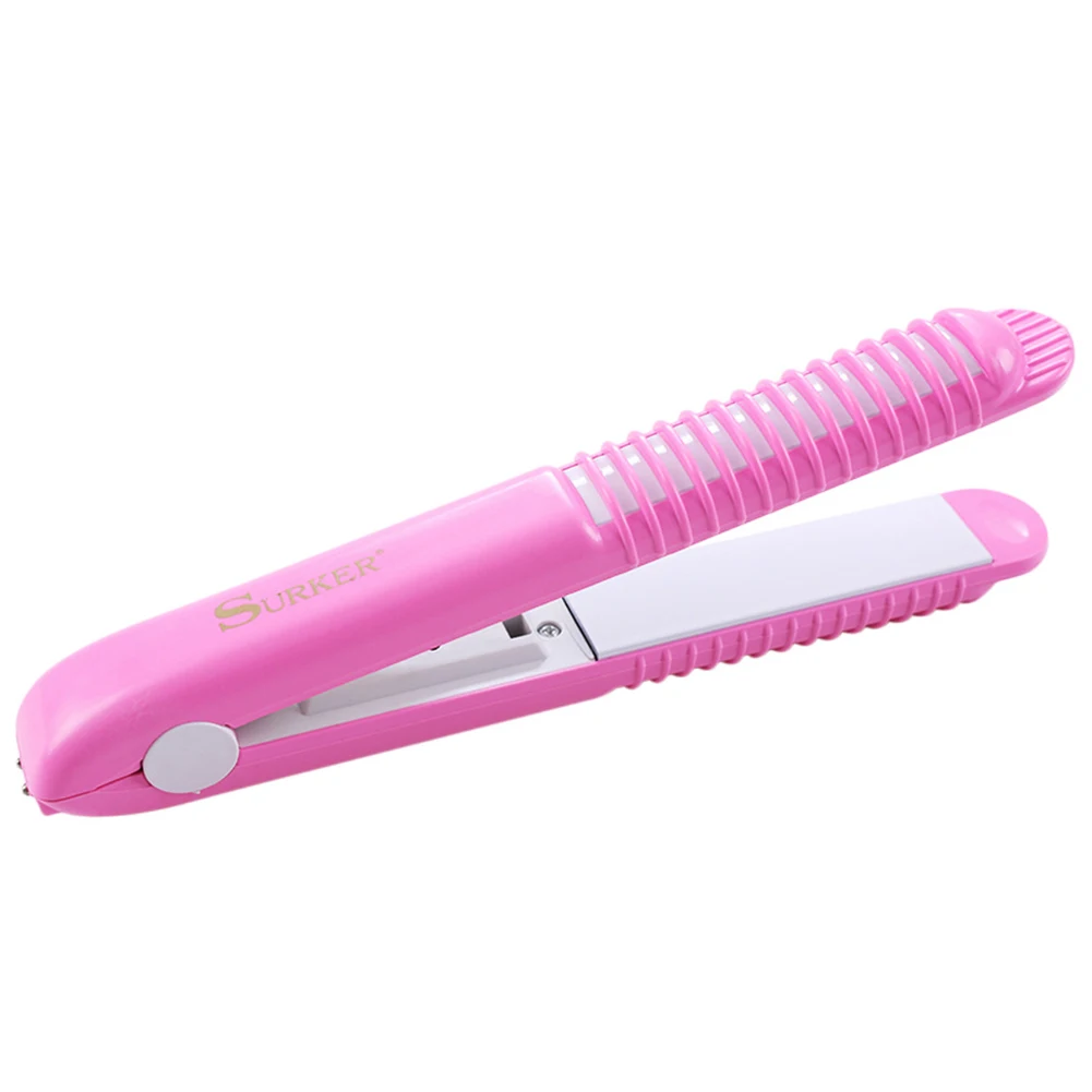 

SURKER Sk-105 Mini Portable Electric Splint Flat Iron Ceramic Hair Curler & Straightener Hair Perming Hair Styling Appliance H