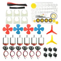 6 Set Motors Kit: Mini Electric Hobby Motor with Gears