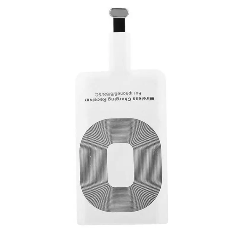 

ALLOET Wireless Charger Receiver Coil Pad Mini Smart Qi Wireless Charging Adapter Mat For iPhone 5 5S SE 6 6S 6SPlus 7 Plus iPa