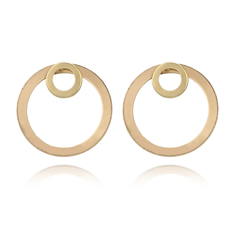 

Simple And Stylish Personality Earrings With Round Hole Round Earrings