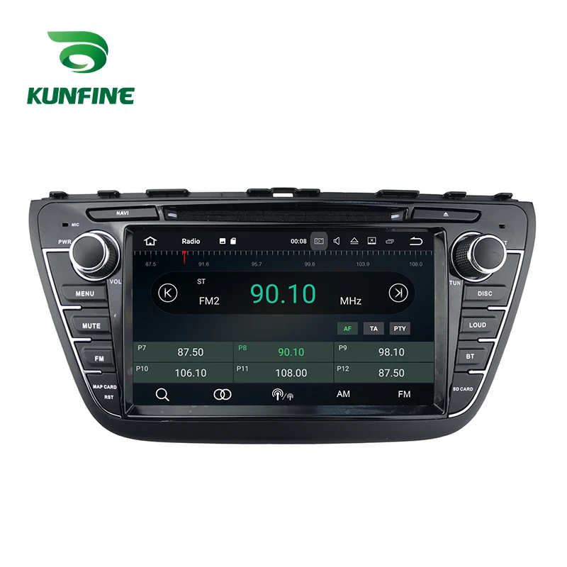 Android 9 0 Core PX6 A72 Ram 4G Rom 64G автомобильный DVD GPS мультимедийный плеер стерео для SUZUKI S CROSS