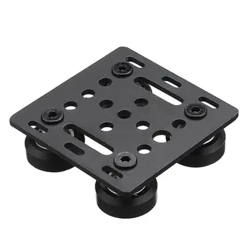 

V-Slot Gantry Plate Five Roulette Special Slide Plate for 2020 Aluminum Profile CNC Router Machine V-Slot Rail