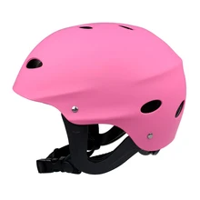 Профессиональный защитный шлем для Каяка, жесткая шапка, каноэ, рафтинг, серфинг, водные виды спорта, голова Portector, розовый, регулируемый размер головы