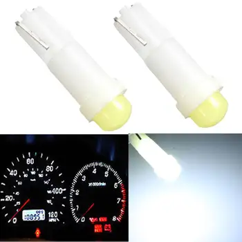 

10//20/50pcs/lot T5 0.2W 1 SMD Led Ceramic Car Auto Side Gauge Dashboard Instrument Lights Lamp Bulb DC12V