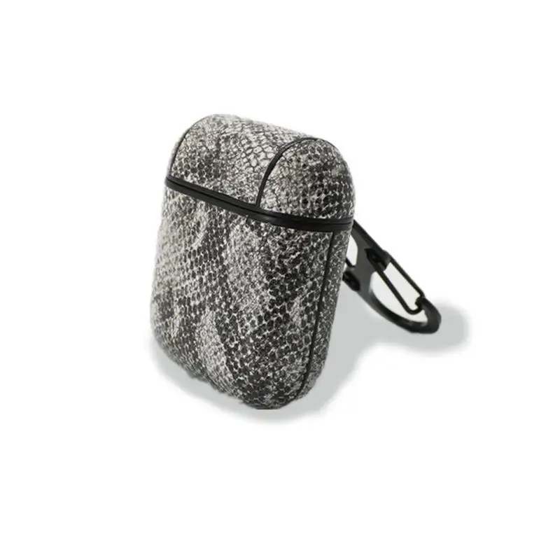 Bluetooth Headset Cover Leather PU earphone Protection Case For Airpod Apple Business Wireless Earphone Leather Box Earbuds Bag