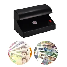 แบบพกพาเดสก์ท็อปเงินสกุลเงินเครื่องตรวจจับปลอมสดสกุลเงินธนบัตร Checker Tester เดียว UV สำหรับยูโรปอ...(China)