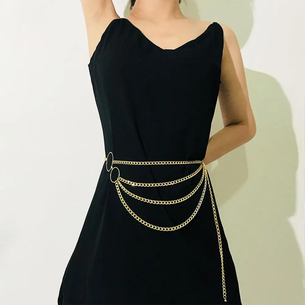 XIUFEN Fashion Women Waist Chain Sexy Multi layered Tassels Waist Belt ...