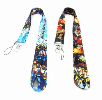 

120 PCS Kingdom Hearts key lanyards id badge holder keychain straps for mobile phone Wholesale Free Shipping