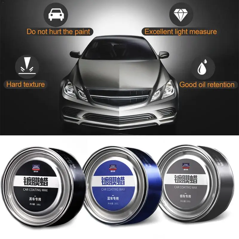 

1PC Car Decontamination Beauty Scratch Coating Wax Special Car Color Five Color Repair Beauty Car Crystal Wax