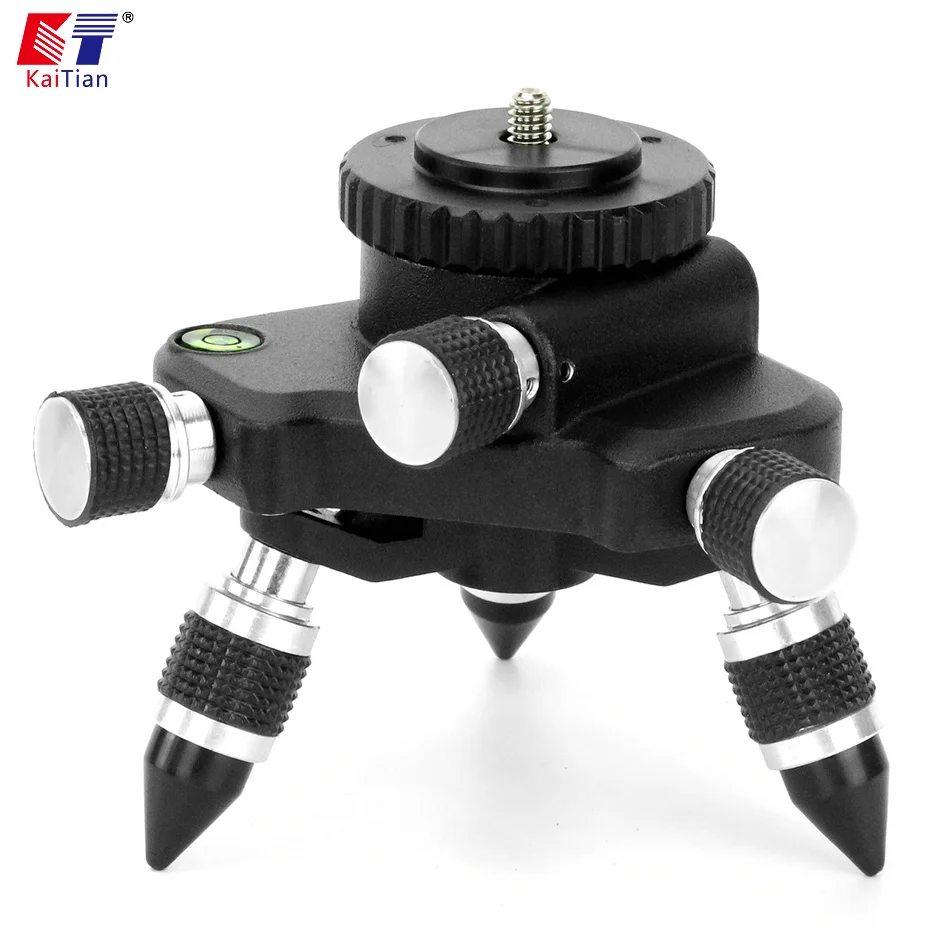 

Kaitian 360 Rotation Base with Adjustment Bracket for 1/4 or 5/8 inch interface 3D 12 Lines Self-Leveling Tool Beam Laser Level