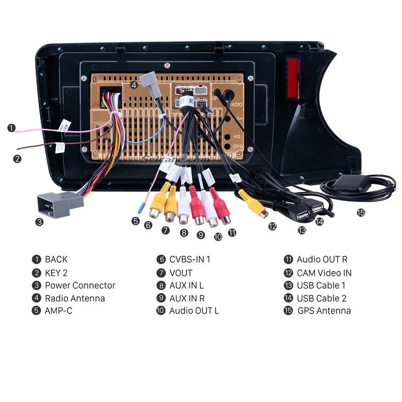Discount Seicane Android 6.0/7.1/8.1 10.1" Car Radio GPS Navigation Multimedia Player Head Unit For 2014 2015 2016 2017 Honda CITY LHD 4