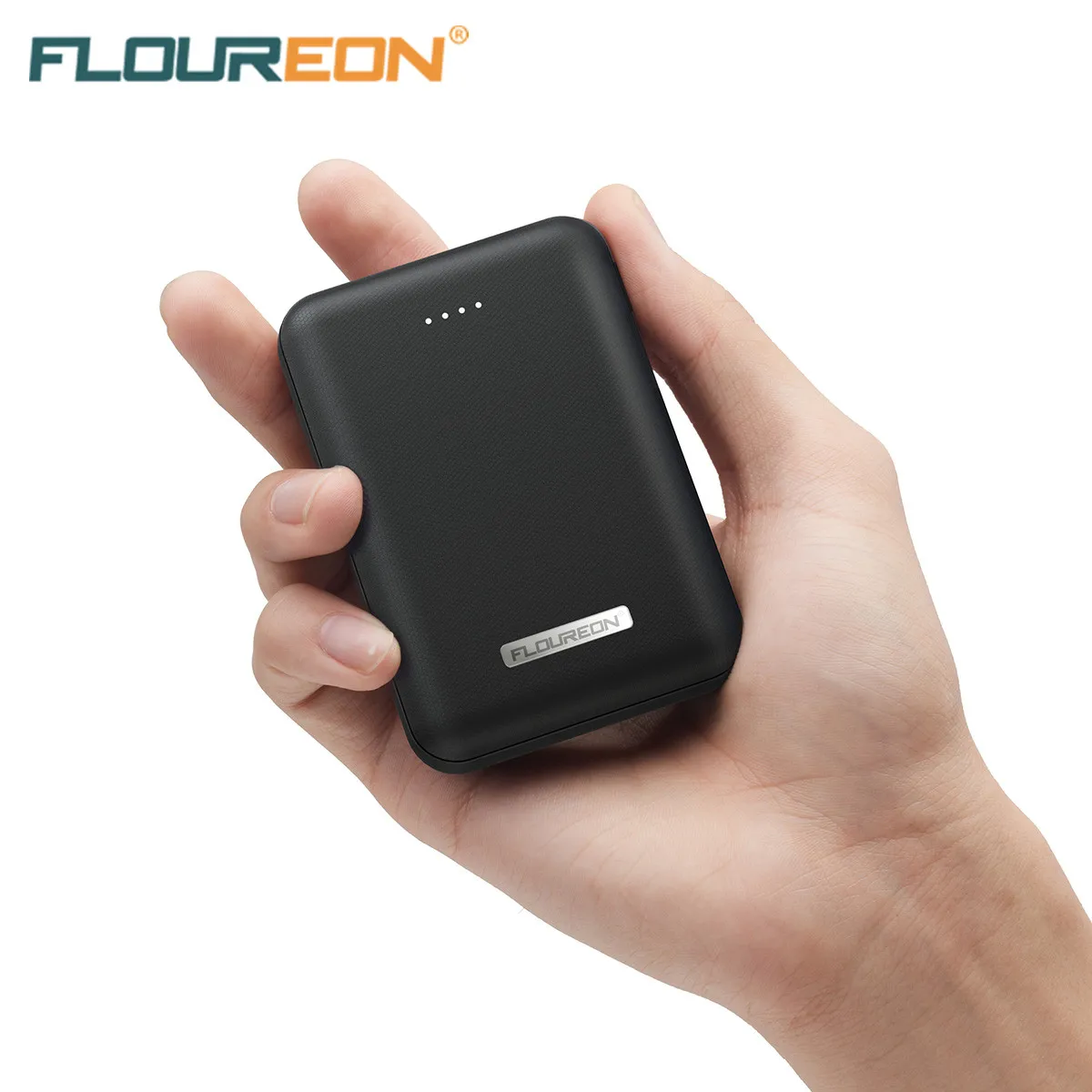 

FLOUREON Ultra 10000mAh Power Bank Box Mini External Battery Portable 3.4A Output Dual USB Charger With 3.4A Fast Charging