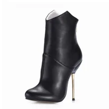 Г., женские зимние ботинки пикантная обувь на высоком каблуке женские вечерние модельные туфли на День Валентина, botas mujer invierno zapatos mujer