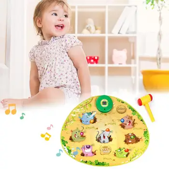 

Children's Toy Whac A Mole Game Dance Mat Puzzle Music Pad Children's Enlightenment Toys Interactive Fun Hamster