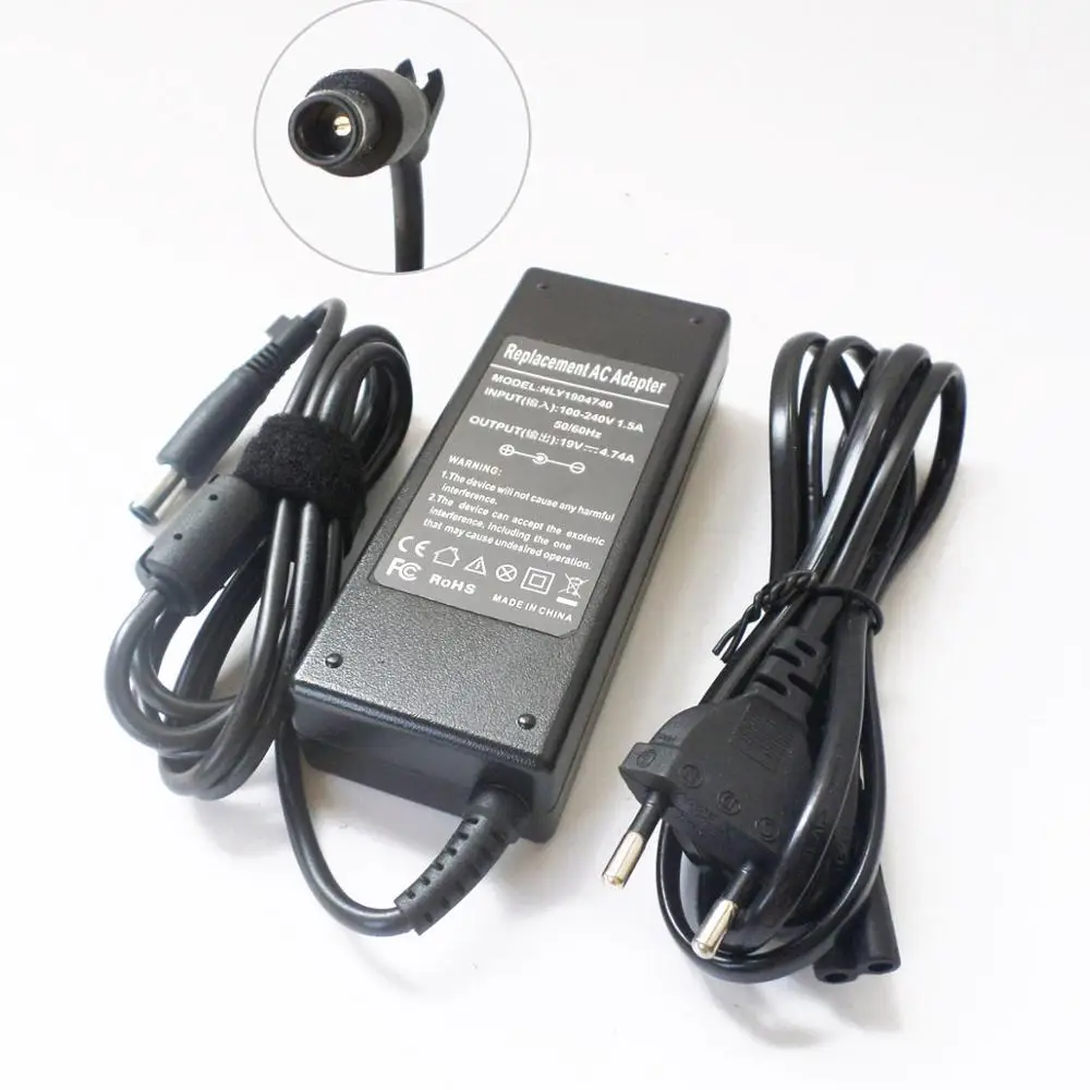 

Новый сетевой шнур Adadpte переменного тока для HP 608428-003 391173-001 432309-001 463552-002 463552-001 19 в а 90 Вт Зарядное устройство для ноутбука