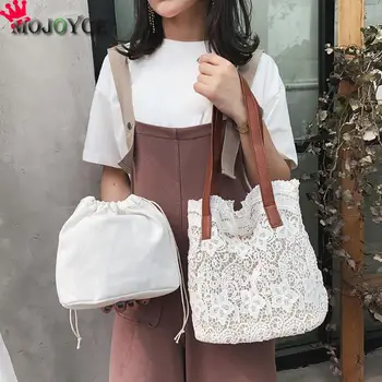 

Fashion Women Shoulder bag big Lace Female handbag lady floral tote high quality luxury women Shopping Bag ladies totes bolsa
