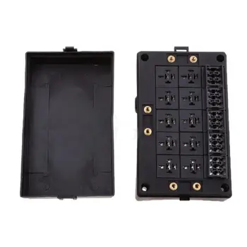 

Car Blade Fuse Holder Black Automotive Marine 18 Way Blade Fuse Holder + 10 Way Relay Socket Car Automotive Insurance