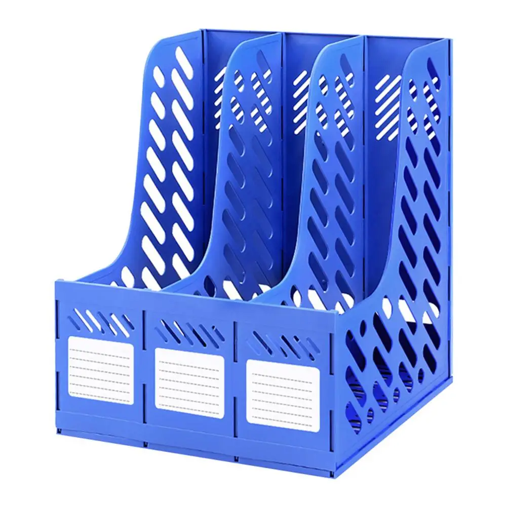 

Document Trays File Box Functional File Organizer 4 Cases Desktop Storage File Folder Pencil Pen Holder File Tray 3 Grid