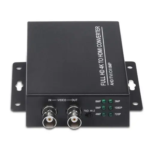 Wsdcam 자동 인식 4K 720P/1080P TVI 8MP AHD 5MP CVI 5MP CVBS to HDMI 컨버터, 카메라 CCTV 테스터 변환기 3