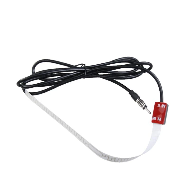Antena FM para coche DC 12V 171 CM, Radio amplificada superfino, montaje oculto en de cristal, cable impermeable, antena inalámbrica para coche|Antenas| - AliExpress
